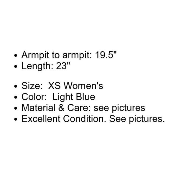 Lands End Puffer Vest Womens XS Light Blue Down Insulated Snap Front Pockets - Picture 6 of 16